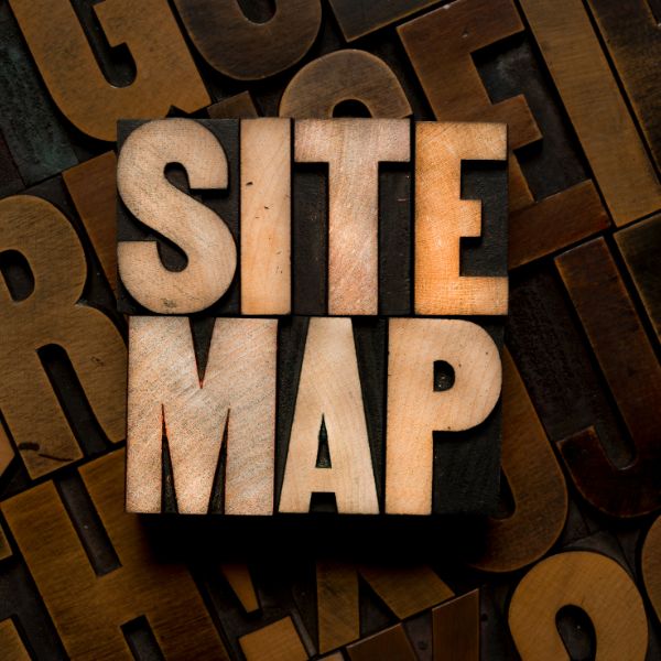 Image of sitemap page